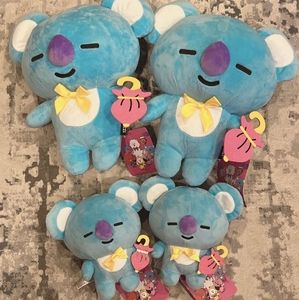 NWT BT21 13in & 7in Plush Friendly Assortment Bundle